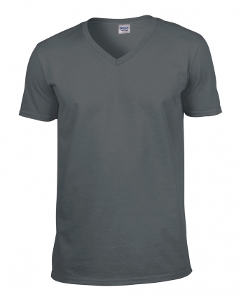 4.5oz ソフトスタイル VネックTシャツ