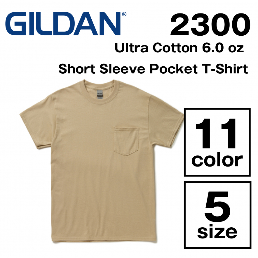 6.0oz ウルトラコットン ポケットTシャツ