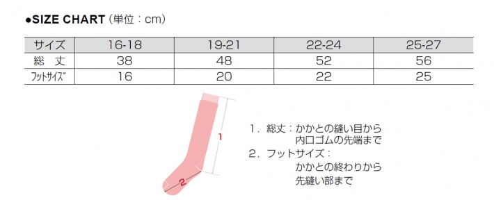サイズ表