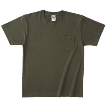 オープンエンドマックスウェイト ポケットTシャツ(6.2oz)