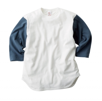 オープンエンド 3/4スリーブ ベースボールTシャツ