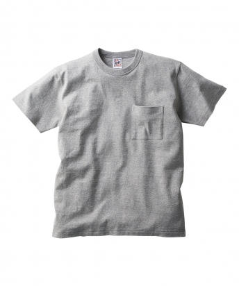 オープンエンド マックスウェイト バインダーネック ポケットTシャツ