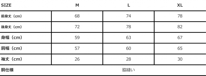 サイズ表
