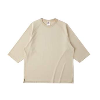 オープンエンドリラックスフィットラグランTシャツ