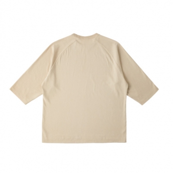 オープンエンドリラックスフィットラグランTシャツ