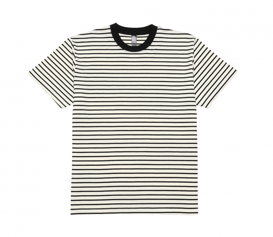5.3オンス プレミアムコンフォートボーダーTシャツ